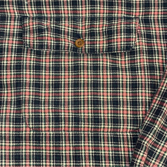 Cutter & Buck Button Down Blue Red Plaid Long Sleeve Size 2XB Business Casual - Picture 4 of 7